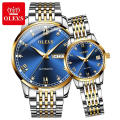 OLEVS Brand Auto Mechanical WristWatch For Lover  Water Resistant Feature  Auto Day/ Date Watch For  Couple Valentine  Watch